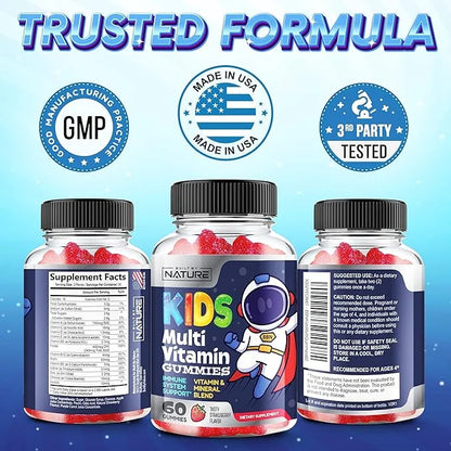 Kids Multivitamin Gummies B6, B12, B12, and 60 Gummies