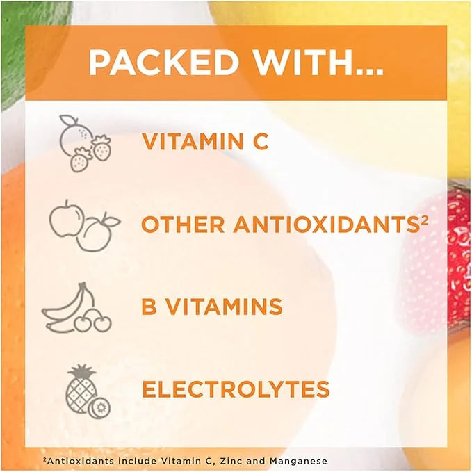 Emergen-C 1000mg Vitamin C Powder, with Antioxidants, B Vitamins and Electrolytes, Immunity Supplements for Immune Support...