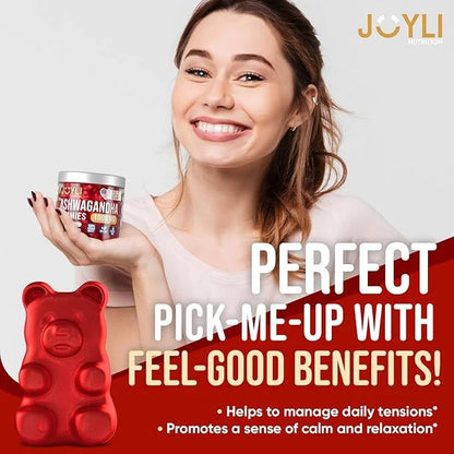 Ashwagandha Gummies for Women & Men 60 Vegan
