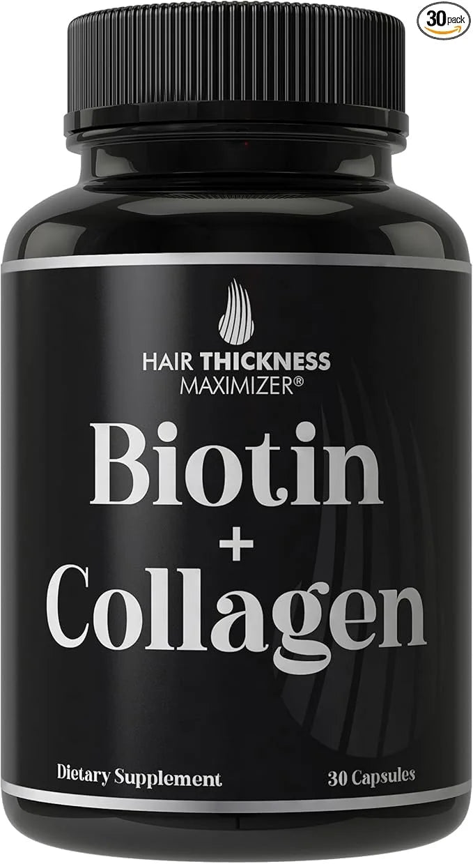 Biotin and Collagen Supplements 10000mcg Biotin 2-in-1 Hair