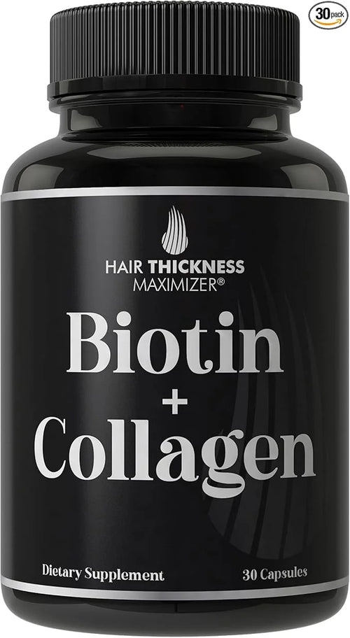Biotin and Collagen Supplements 10000mcg Biotin 2-in-1 Hair