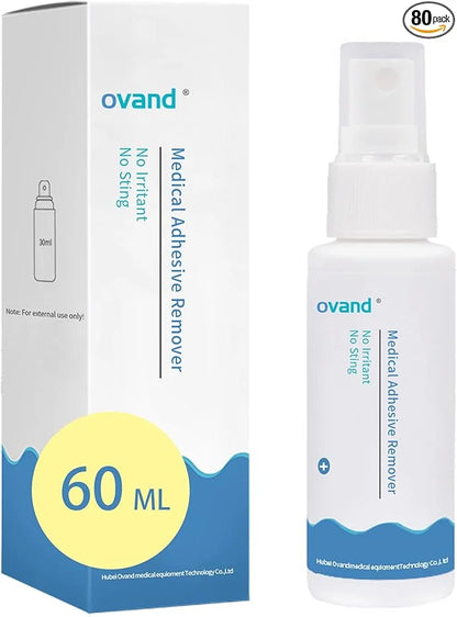 Adhesive Remover Spray: Adhesive Remover for Skin 60mL)
