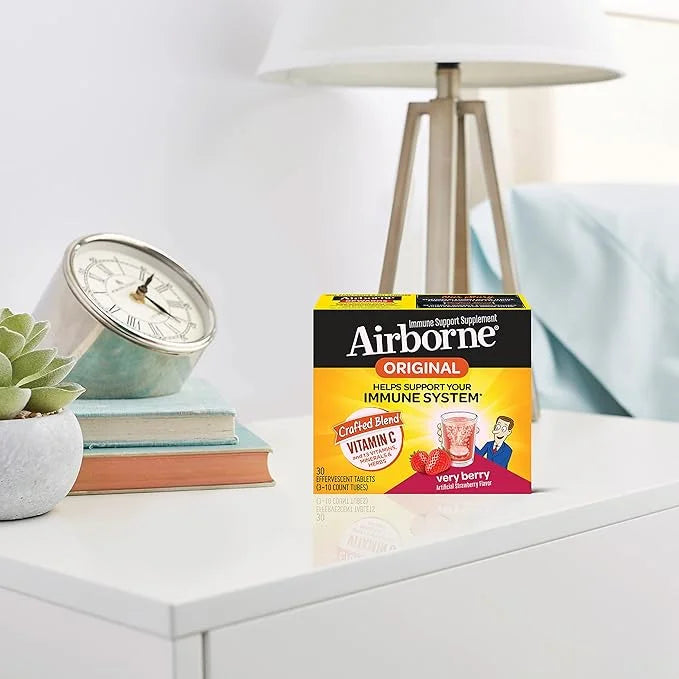 Airborne 1000mg Vitamin C with Zinc, 30 Fizzy