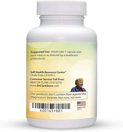 Dr. Clark Pancreatin 8X Enzyme Supplement 500mg 100 Gelatin