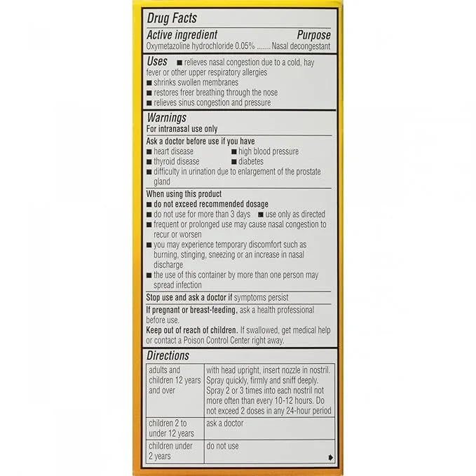 Dristan 12-Hour Nasal Spray 0.50 oz 8)