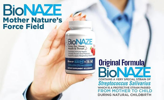 Oral Probiotic K12 & BL-04 for Sinus, Tonsil Stones, Bad Breath, Post Nasal Drip, Throat, Mouth, Teeth & Gut - Improve Ora...