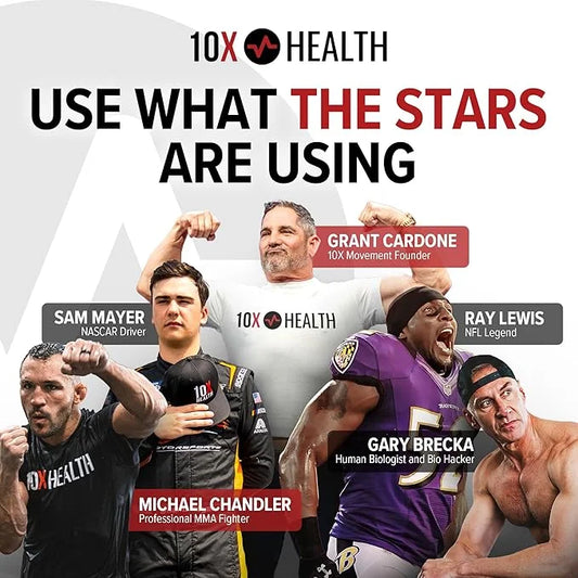 10X Health Focus Brain Supplements 60 Capsules