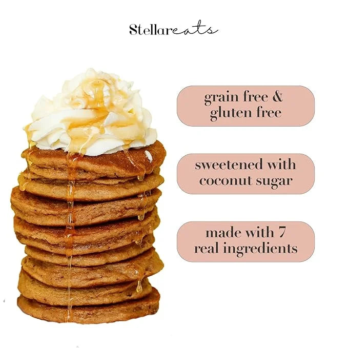 Stellar Eats Grain-Free Baking Mix | Gluten-Free, Dairy-Free, Plant-Based, Paleo-Friendly | Fluffy & Thick | Sweetened wit...