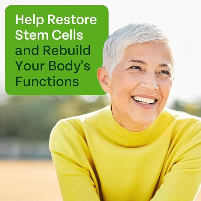 Stem Cell Restore - Regenerative Healing - Healthy Aging Reset - Brain and Cognitive Support - Cartilage, Heart and Kidney...