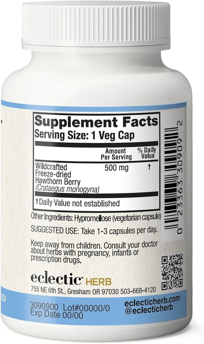 Eclectic Institute Raw Fresh Freeze-Dried Non-GMO 90 CT (500 mg)