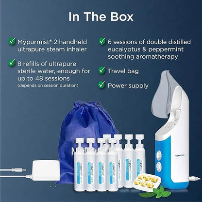 mypurmist Ultrapure Steam Inhaler (Plug-in)