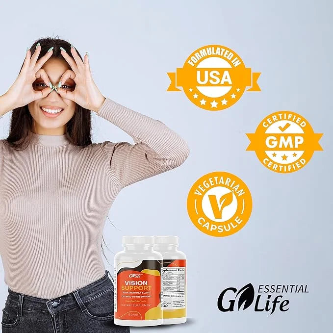 Vision Support Supplement 20mg for 60 Capsules