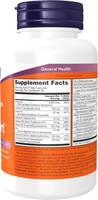 NOW Supplements, Ocu Support™with FloraGLO® Lutein, 90 Veg