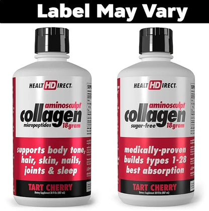 HEALTH DIRECT AminoSculpt Sugar-Free Collagen Supplement 30 Fl