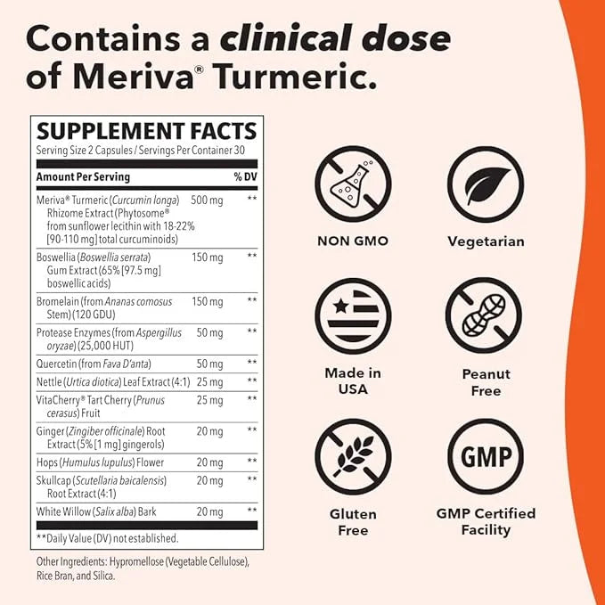 Inflamma-X - Inflammation Support Supplement - 60 Capsules