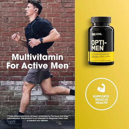 Optimum Nutrition Opti-Men, Vitamin C, Zinc B12 for 150 Count
