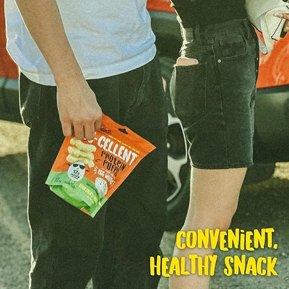 Todd's Better Snacks Egg-Cellent Protein Puffs, Sour Cream & Onion, 1.2 Oz (Pack of 10), Made with Egg Whites, 12g Protein...