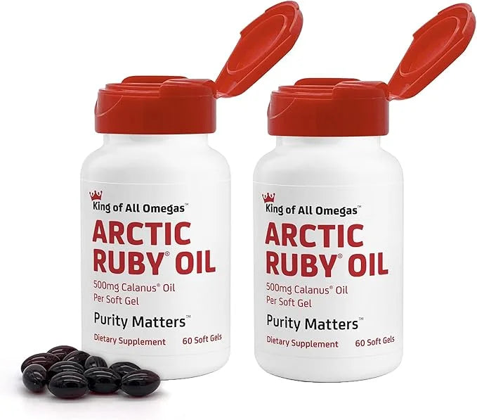 Arctic Ruby Oil 3 Supplement 2mg - 60 Softgels (2 Pack)