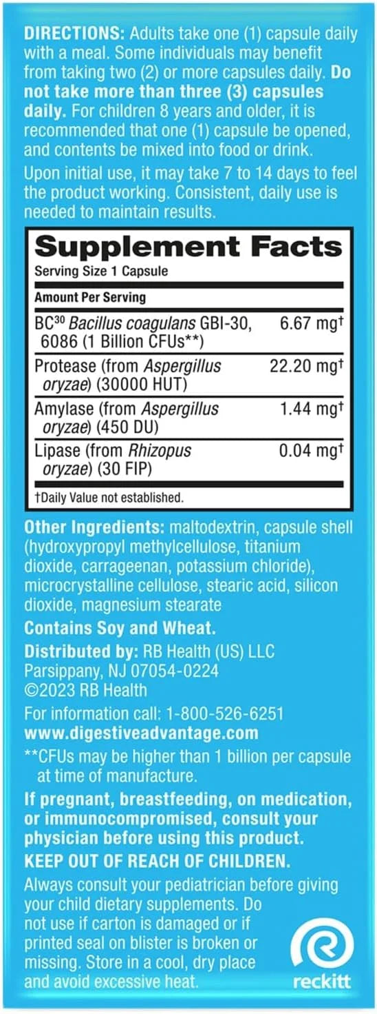 Digestive Advantage IBS Probiotics For Women 96 Capsules