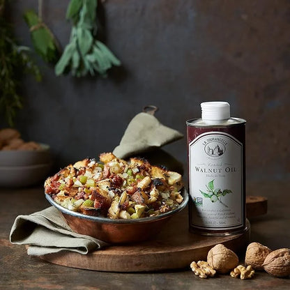 La Tourangelle, Roasted Walnut Oil, Plant-Based Source of Omega-3 Fatty Acid, Cooking, Baking, & Beauty, 25.4 Fl Oz - Prod...