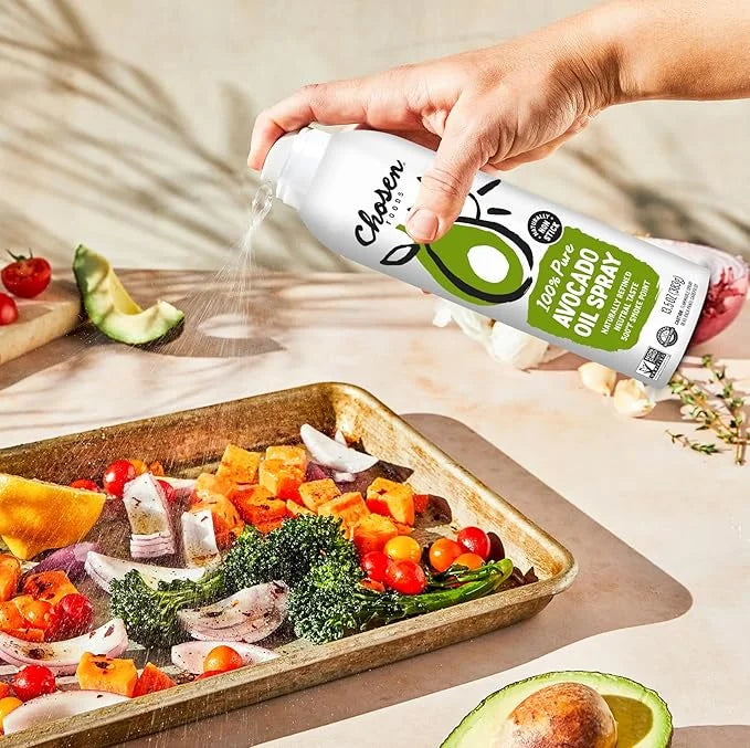 Chosen Foods 100% Pure Avocado Oil Spray, Keto and Paleo Diet Friendly, Kosher Cooking Spray for Baking, High-Heat Cooking...