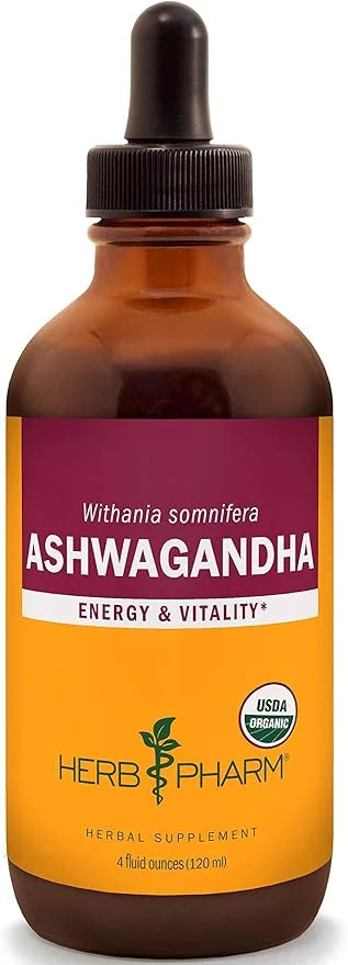 Herb Pharm Certified Organic Ashwagandha Extract 4 Ounce