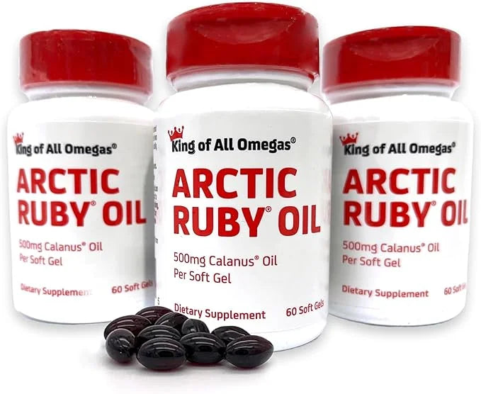 Arctic Ruby Oil 3 Supplement 2mg - 60 Softgels (3 Pack)