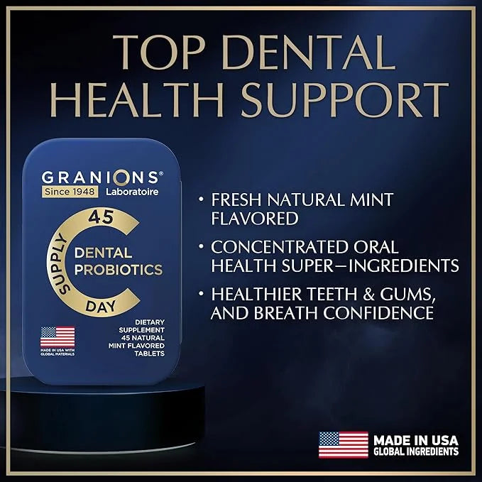 Oral Probiotic Mints - 3 Billion CFU for Dental Probiotics for Teeth and Gums - Best Breath Freshener with Lactobacillus S...