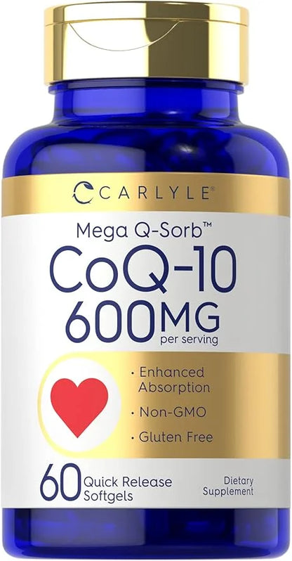 Carlyle CoQ10 600 mg 60 Softgels Q-10 |