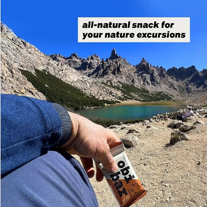 Obi Bar Chocolate - Protein and Oat Fiber Bar | All Natural | Subtle and Lightly Sweet Taste | Meal Bar | Heart and Gut He...