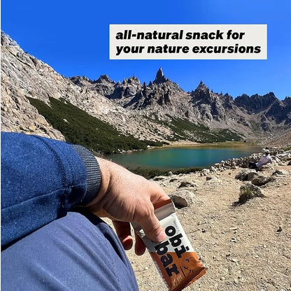 Obi Bar Chocolate - Protein and Oat Fiber Bar | All Natural | Subtle and Lightly Sweet Taste | Meal Bar | Heart and Gut He...