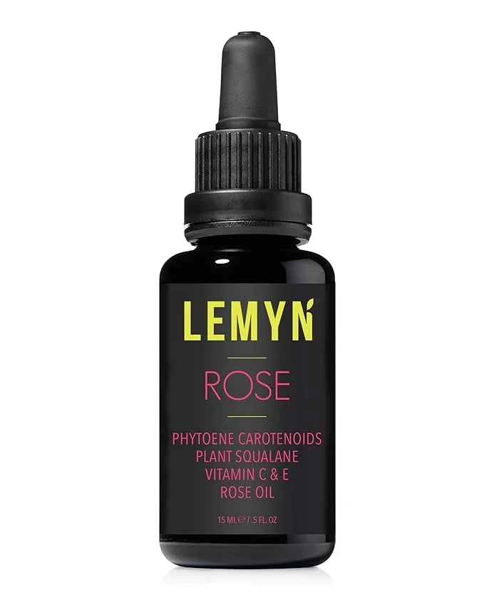 Squalane + Vitamin C Rose Oil | Enhanced with Carotenoids and Vitamin E | Freshly Made Face Oil | Hydrate & Firm | Small-B...