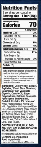 Fiber One 70 Calorie Soft-Baked Bars, Birthday Cake, Snack Bars, 6 ct - Product Image