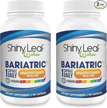 Shiny Leaf Bariatric Multivitamin Iron-Free Capsules (6 Months 180 Caps)