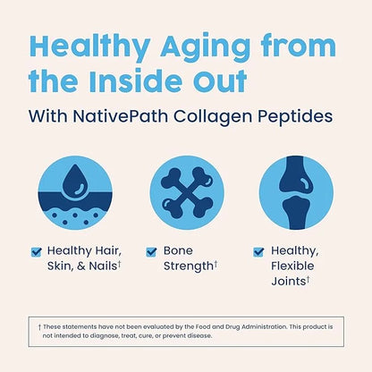 NativePath Collagen Peptides Protein 1 & 3 Collagen 19.8 oz (56 Servings)
