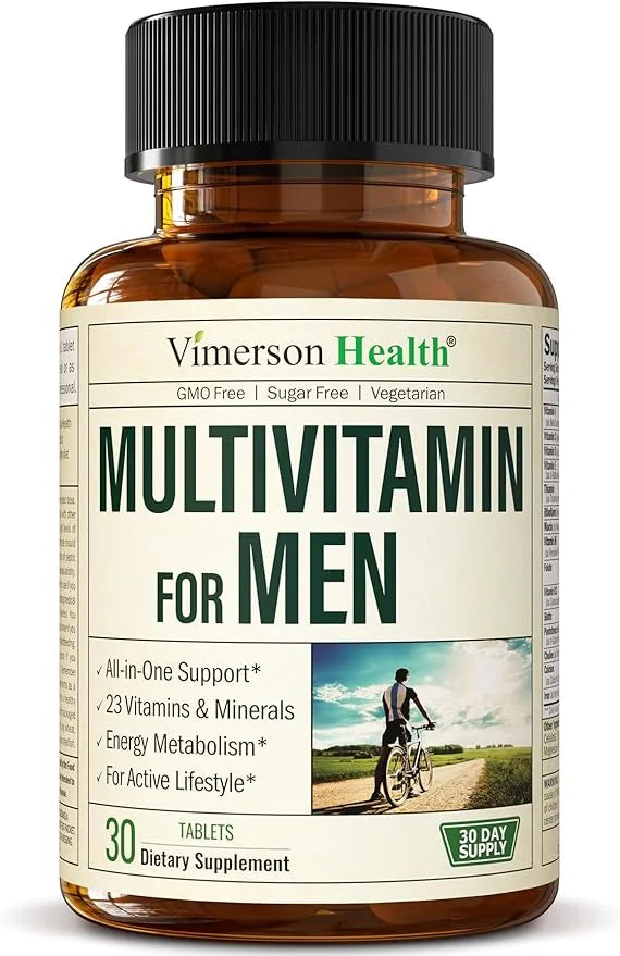 Multivitamin for Men - Daily Mens Multivitamins & Multiminerals with Vitamin A, C, D, E, B12, Zinc & Iron. Essential Vitam...