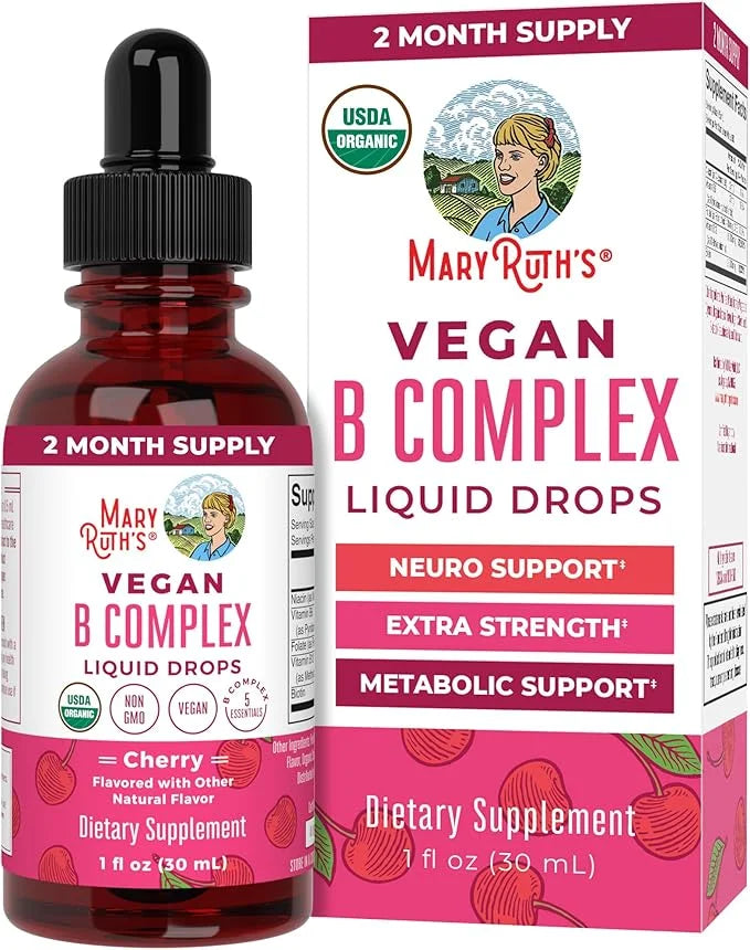MaryRuth Organics Vitamin B Complex B12 | 2 Month
