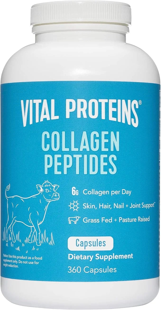 Vital Proteins Collagen Pills Supplement (Type 360 Collagen 3300mg Serving