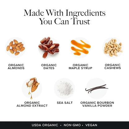 Truvani Plant Based Snack Bars | Sugar Cookie 12 Pack | 6g Protein | USDA Organic and Vegan | The Only Bar | Dairy, Soy, a...