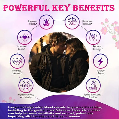 #1 Fast Acting Highly Effective Libido Booster for Women-Female Libido Booster for Hormonal Balance, Mood & Drive - with M...