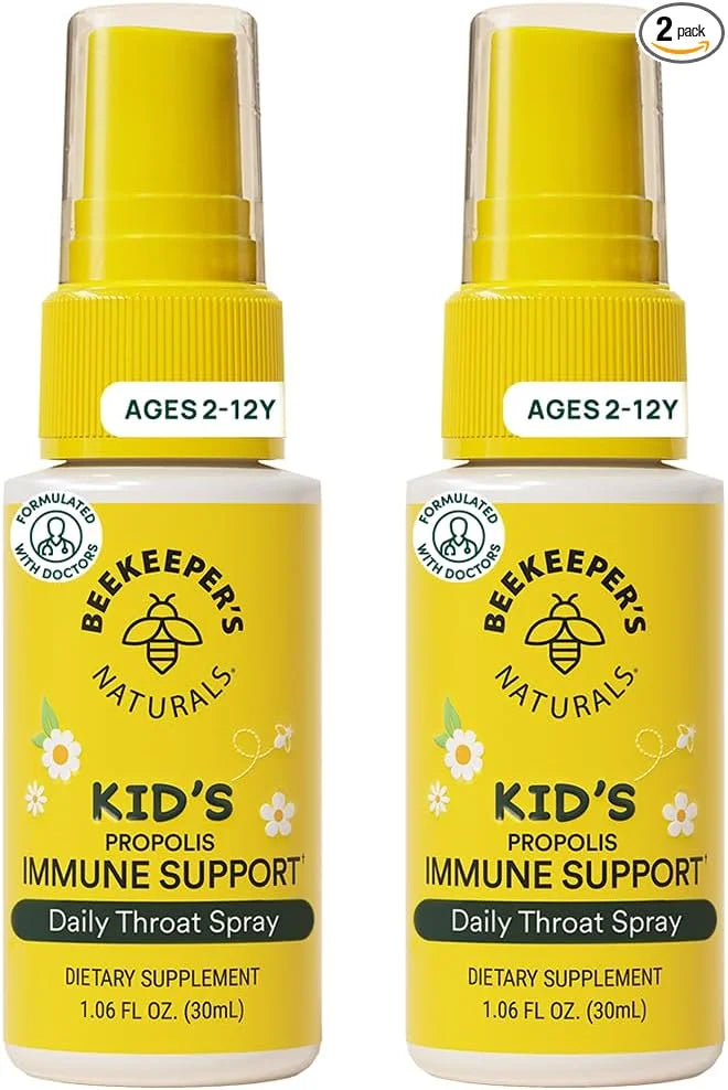 Beekeeper's Naturals Kids Propolis Throat Spray 95% Bee 1.06 oz 2)