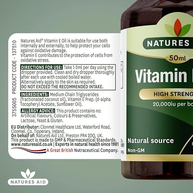 50ml Vitamin E Oil