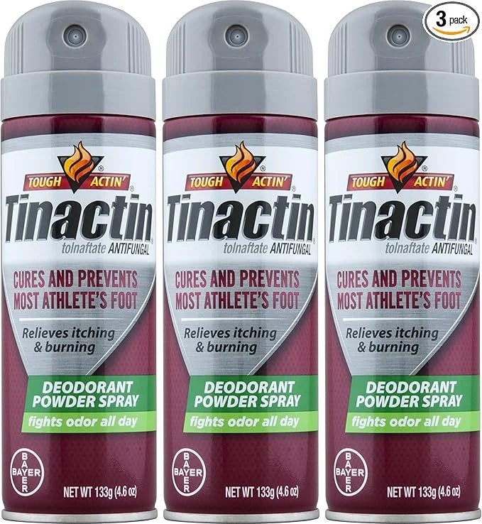 Tinactin Athletes Foot Deo Spray Powder 3)