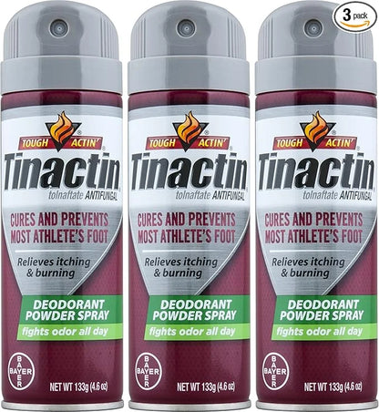 Tinactin Athletes Foot Deo Spray Powder 3)