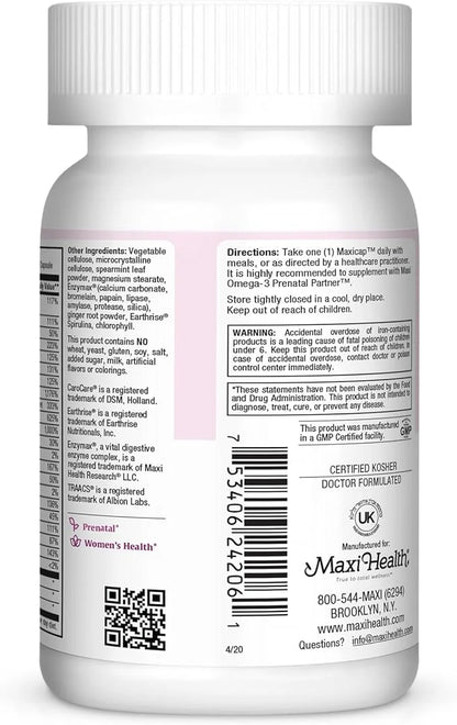 Maxi Health, Prenatal Caps, 120 Count