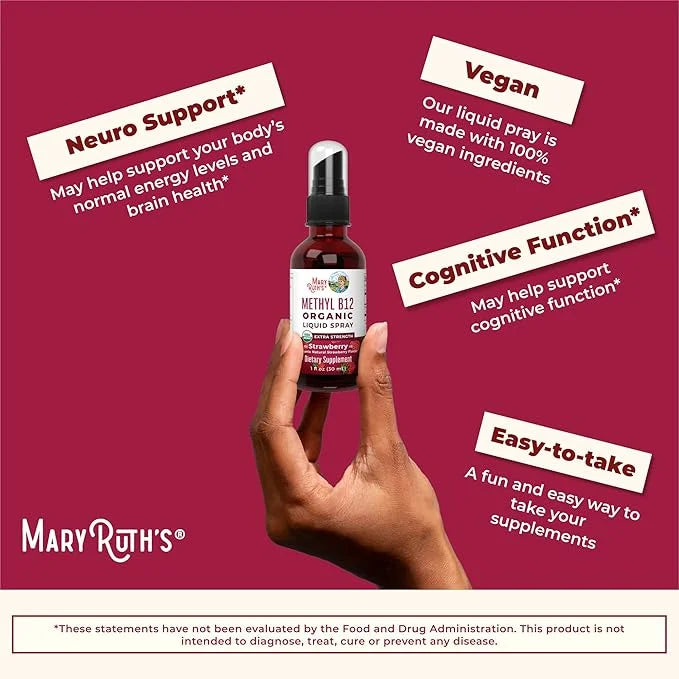 Vitamin B12 Spray B12 Liquid B12 Vitamin B12 for 1 Fl