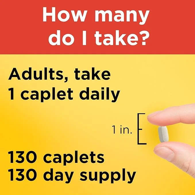 Nature Made Vitamin C 500 mg 130 Caplets, 130 Day