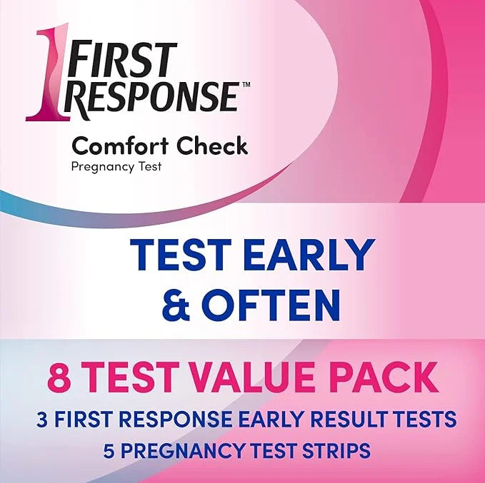 FIRST RESPONSE Comfort Check Pregnancy Test, 8 Count,