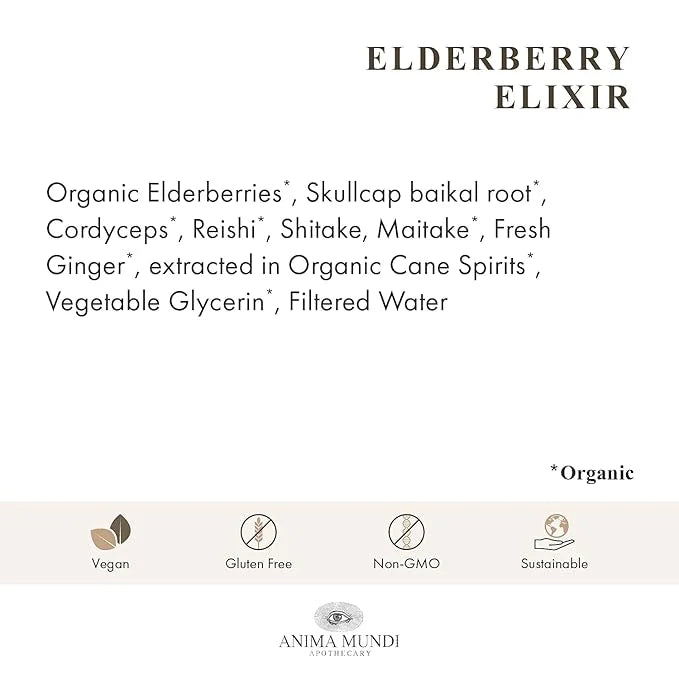 Anima Mundi Black Elderberry Syrup (4oz / 118ml)