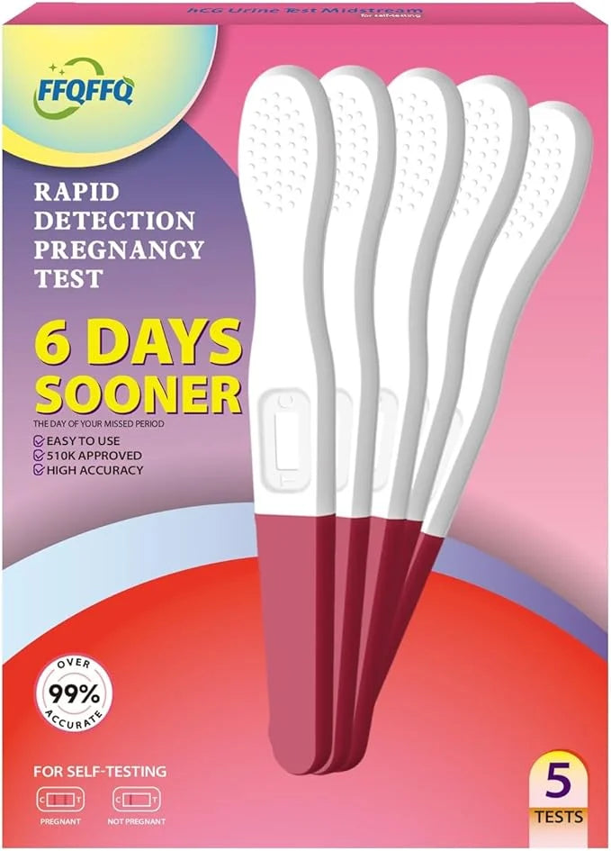 Pregnancy Test Kit, Early Detection 5 Pack